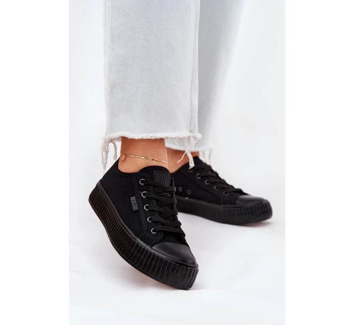 Dámské Textilní Tenisky Na Platformě Big Star model 21694342 Černé - Big Star Shoes Dámské Textilní Tenisky Na Platformě Big Star model 21694342 Černé - Big Star Shoes