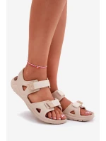 Dámské Pěnové Sandály Na Platformě Big Star model 21695317 Béžové - Big Star Shoes Dámské Pěnové Sandály Na Platformě Big Star model 21695317 Béžové - Big Star Shoes
