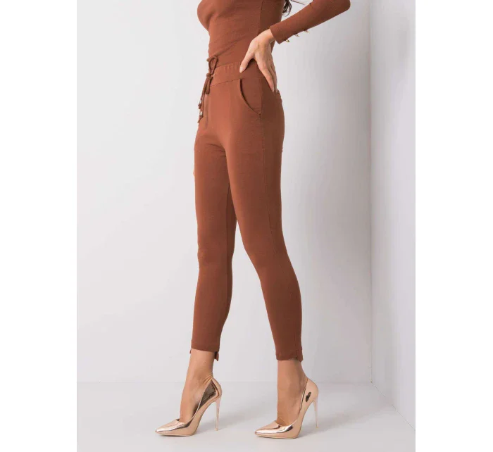 Tepláky RV DR 6002.14X tmavě hnědá