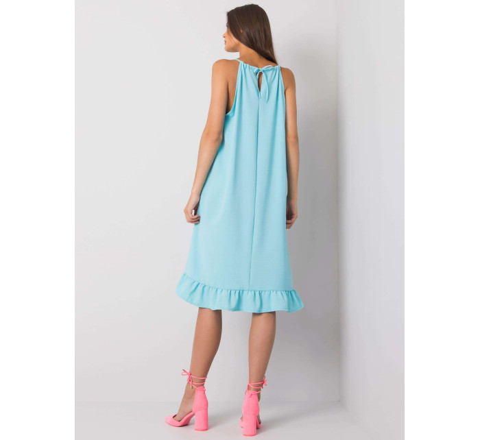 Světle modré ležérní letní šaty