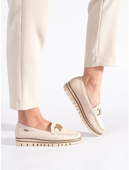 Trendy mokasíny dámské hnědé platforma Trendy mokasíny dámské hnědé platforma