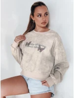 Dámská oversize mikina s motýly SPARKI šedá FashionStreet BY1406