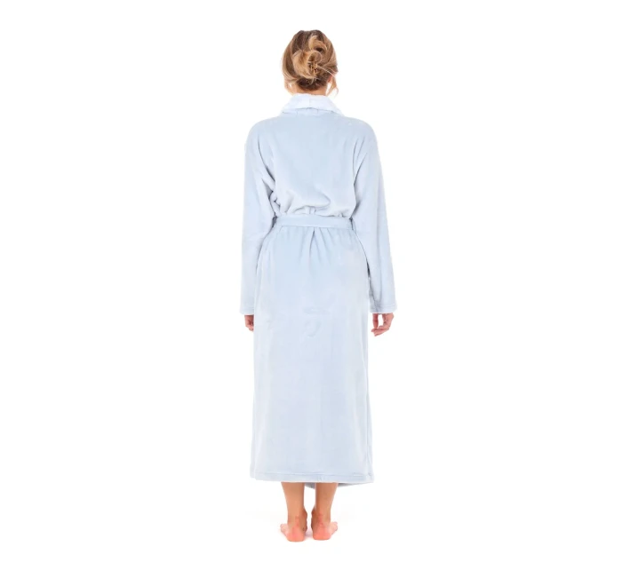 Dámský župan Flora 2556 jednobarevný ledově modrá - Vestis Dámský župan Flora 2556 jednobarevný ledově modrá - Vestis