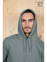 Men Pánská mikina s kapucí dusty green model 22500510 - NEOBLU Men Pánská mikina s kapucí dusty green model 22500510 - NEOBLU