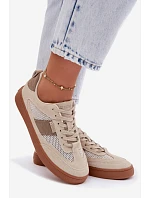 Dámské tenisky Big Star model 22100903 Béžové - Big Star Shoes Dámské tenisky Big Star model 22100903 Béžové - Big Star Shoes