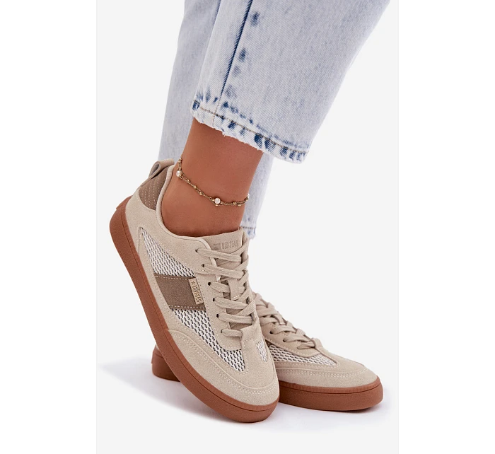 Dámské tenisky Big Star model 22100903 Béžové - Big Star Shoes Dámské tenisky Big Star model 22100903 Béžové - Big Star Shoes