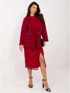 Marynarka IT MA model 21795625 bordowy - FPrice