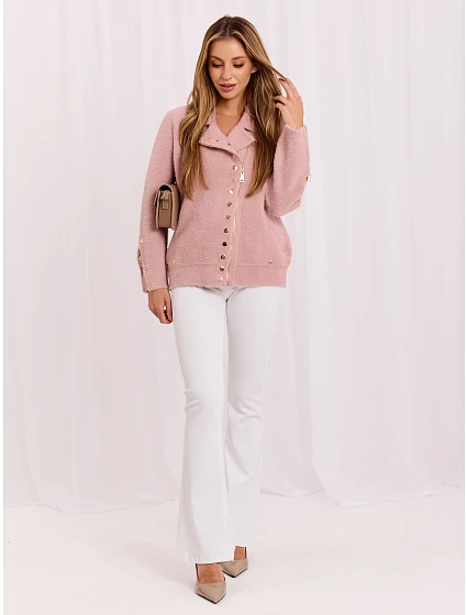 Bunda MBM KR L176.87 světle růžová Bunda MBM KR L176.87 světle růžová