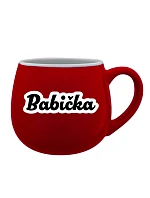 Keramický hrníček Babička (obrys) 300 ml červený - Giftela Keramický hrníček Babička (obrys) 300 ml červený - Giftela
