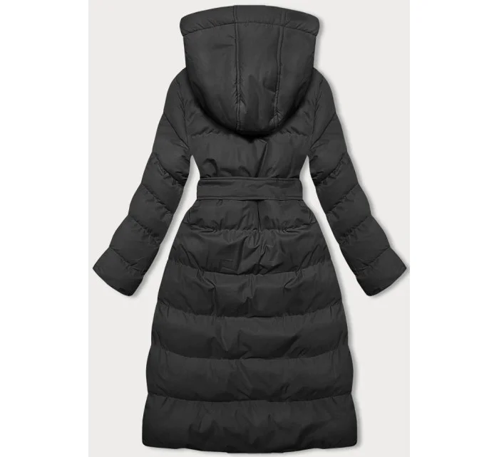 DAMSKA DŁUGA KURTKA ZIMOWA Z KAPTUREM CZARNA model 21245822 - J.STYLE DAMSKA DŁUGA KURTKA ZIMOWA Z KAPTUREM CZARNA model 21245822 - J.STYLE