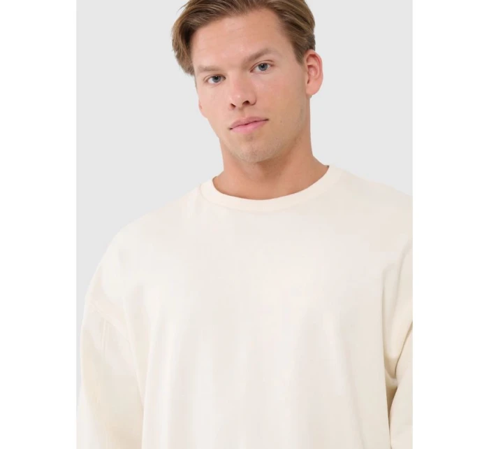 Pánská mikina oversize bez kapuce 4F 4FWSS25TSWSM1536-80S-12S pánské Pánská mikina oversize bez kapuce 4F 4FWSS25TSWSM1536-80S-12S pánské