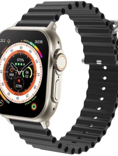 RUBICON RNCF17 Titan/Black Pánské chytré hodinky SMARUB268