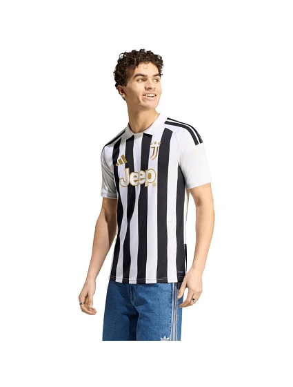 Adidas Juventus pánské tričko 26/27 bílo-černé KC2285 pánské Adidas Juventus pánské tričko 26/27 bílo-černé KC2285 pánské