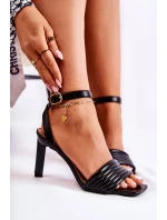Dámské sandály na vysokém podpatku Černe Camellia Dámské sandály na vysokém podpatku Černe Camellia