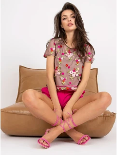 Halenka LK BZ model 17385008 černá a růžová - FPrice