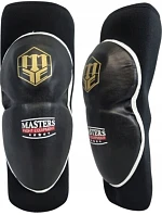SPORT Chrániče kolen neoprenové OK-N Černá s bilou a zlatou - MASTERS
