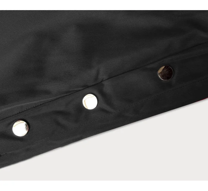 Černá dámská bunda parka s kožešinou model 21246242 - J.STYLE