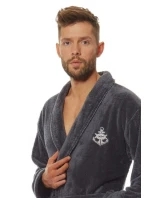 Pánský župan 2114 Marine graphite - L&L Pánský župan 2114 Marine graphite - L&L