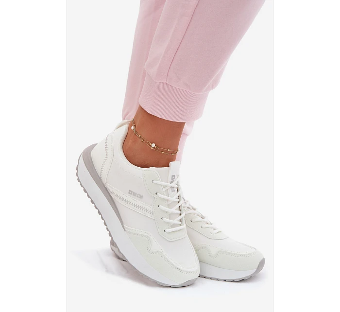 Dámské tenisky na platformě Big Star TT274279 Bílé