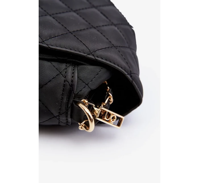 NOBO Prošívaná taška Messenger Černá NOBO Prošívaná taška Messenger Černá