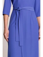 Šaty se zavinovacími detaily model 21069649 modré - STYLOVE Šaty se zavinovacími detaily model 21069649 modré - STYLOVE