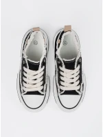 Luxusní tenisky černé dámské platforma Luxusní tenisky černé dámské platforma