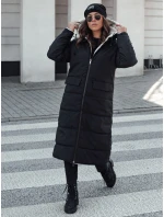 Dámská zimní bunda oboustranná prošívaná bunda s kapucí černá Dstreet model 21980611 - FashionStreet