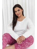 Pyžamo Taro Estella 3005 3/4 2XL-3XL dámskéZ24 Pyžamo Taro Estella 3005 3/4 2XL-3XL dámskéZ24