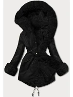 Parka z  czarna model 21246785 - J.STYLE
