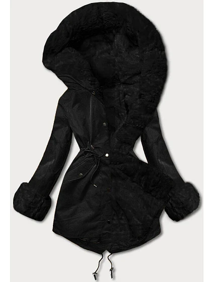 Parka z  czarna model 21246785 - J.STYLE