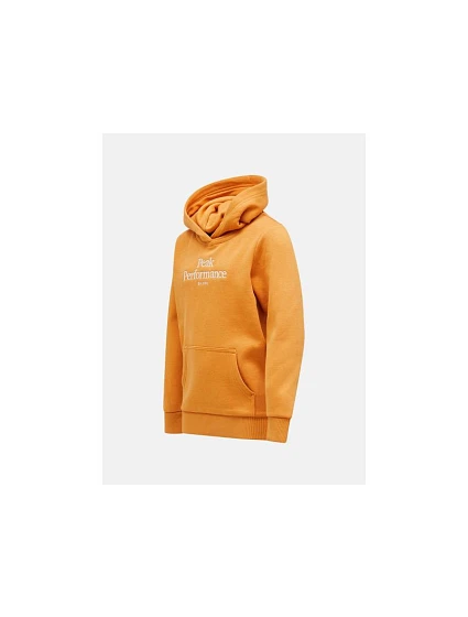 Bluza Peak Performance Jr Original Hood pomarańczowy