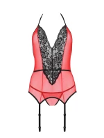 Passion model 18209493 corset kolor:red - festina