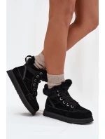 Dámské Zimní Boty Na Platformě S Kožíškem Big Star model 21705939 Černé - Big Star Shoes