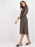 Šaty DHJ SK 15177 1.04P černá a béžová