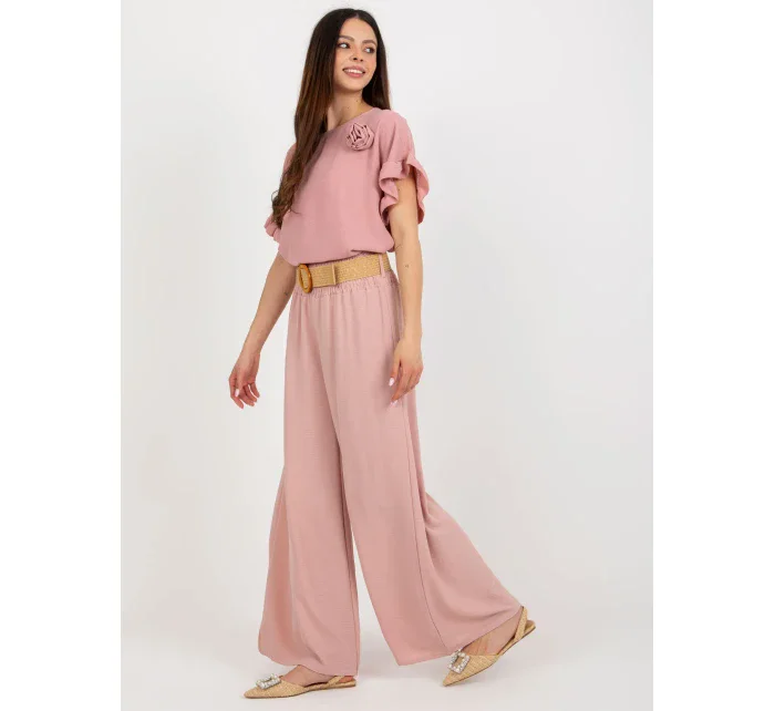 Kalhoty DHJ SP 8387.57 světle růžová