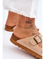 Dámské klasické pantofle Big Star - béžové