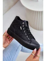 Zateplené Dámské Tenisky S Prošíváním Big Star Černé