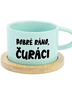 DOBRÉ RÁNO, ČURÁCI - mint hrníček makronka 200 ml