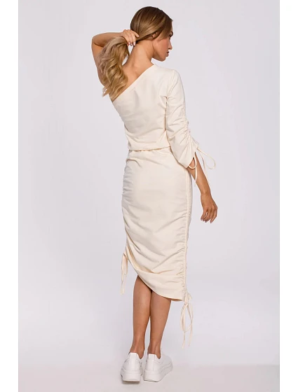 Made Of Emotion Šaty M580 Creme
