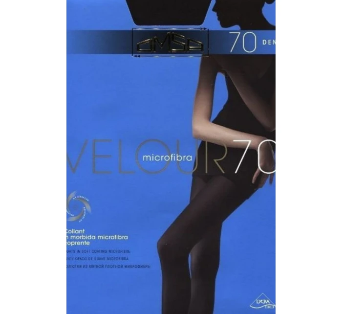 Velurové punčocháče 70-5