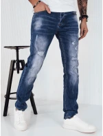 Pánské modré džínové kalhoty FashionStreet UX4143 Pánské modré džínové kalhoty FashionStreet UX4143