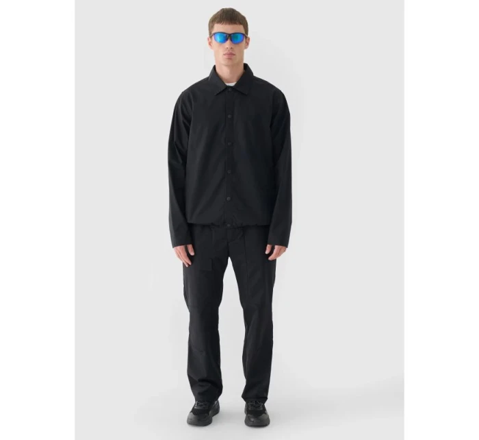 Pánské přechodné košilové sako 4F 4FRSS24TTJAM0887-20S pánské Pánské přechodné košilové sako 4F 4FRSS24TTJAM0887-20S pánské