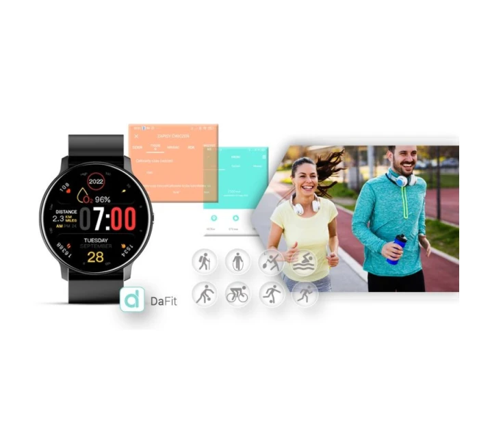 Chytré hodinky GIEWONT Black GW120-2 Pro Chytré hodinky GIEWONT Black GW120-2 Pro