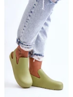 Módní gumové dřeváky zelená model 21586298 - Boto Módní gumové dřeváky zelená model 21586298 - Boto
