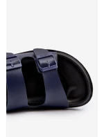 Lehké Pánské Sandály S Sponami Big Star NN174593 Modré Lehké Pánské Sandály S Sponami Big Star NN174593 Modré