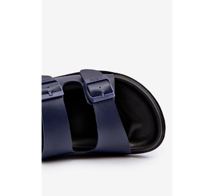 Lehké Pánské Sandály S Sponami Big Star NN174593 Modré Lehké Pánské Sandály S Sponami Big Star NN174593 Modré