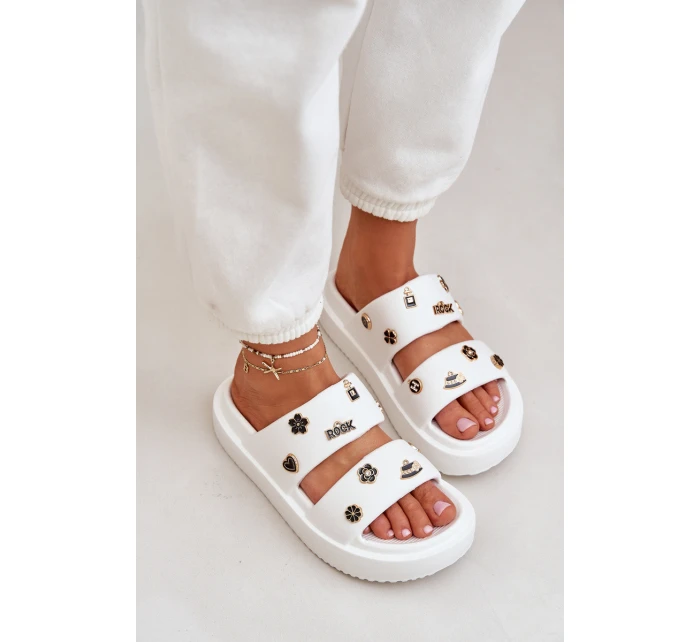 Pěnové Dámské Pantofle S Bílé model 21683408 - Boto Pěnové Dámské Pantofle S Bílé model 21683408 - Boto