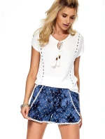 Šortky AT SN model 17513436 tmavě modrá - FPrice Šortky AT SN model 17513436 tmavě modrá - FPrice