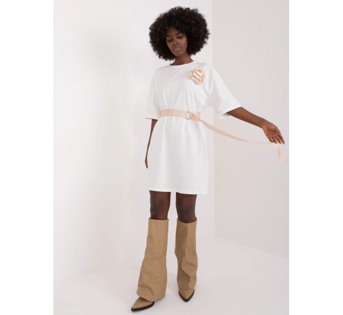 Šaty EM SK 825.02 ecru