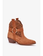 Boty na podpatku model 206790 Step in style Boty na podpatku model 206790 Step in style